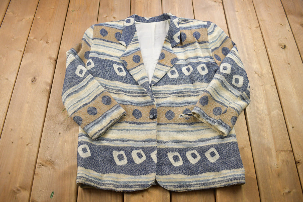 Vintage 1990s Pattern Blazer