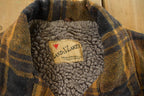 Vintage 1990s Land N Lakes Sherpa Lined Flannel Jacket Men's Large
