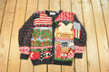 Vintage 1990s Signatures By Northern Isles Farm Hand Knit Cardigan Sweater Women's M