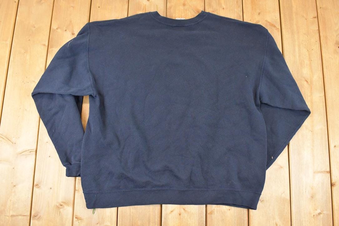 Vintage 1990s Colorado Hawk Wolf Moose Cartoon Graphic Print Crewneck Sweatshirt Mens L