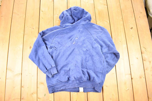 Vintage 1990s Kodiak Pass Zip Up Lined Hoodie Sweatshirt Women's L / Made In USA / 90s Souvenir Crewneck / Vintage Souvenir Crewneck
