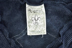 Vintage Y2k Voral Rhinestone Cross Faded Long Sleeve Shirt