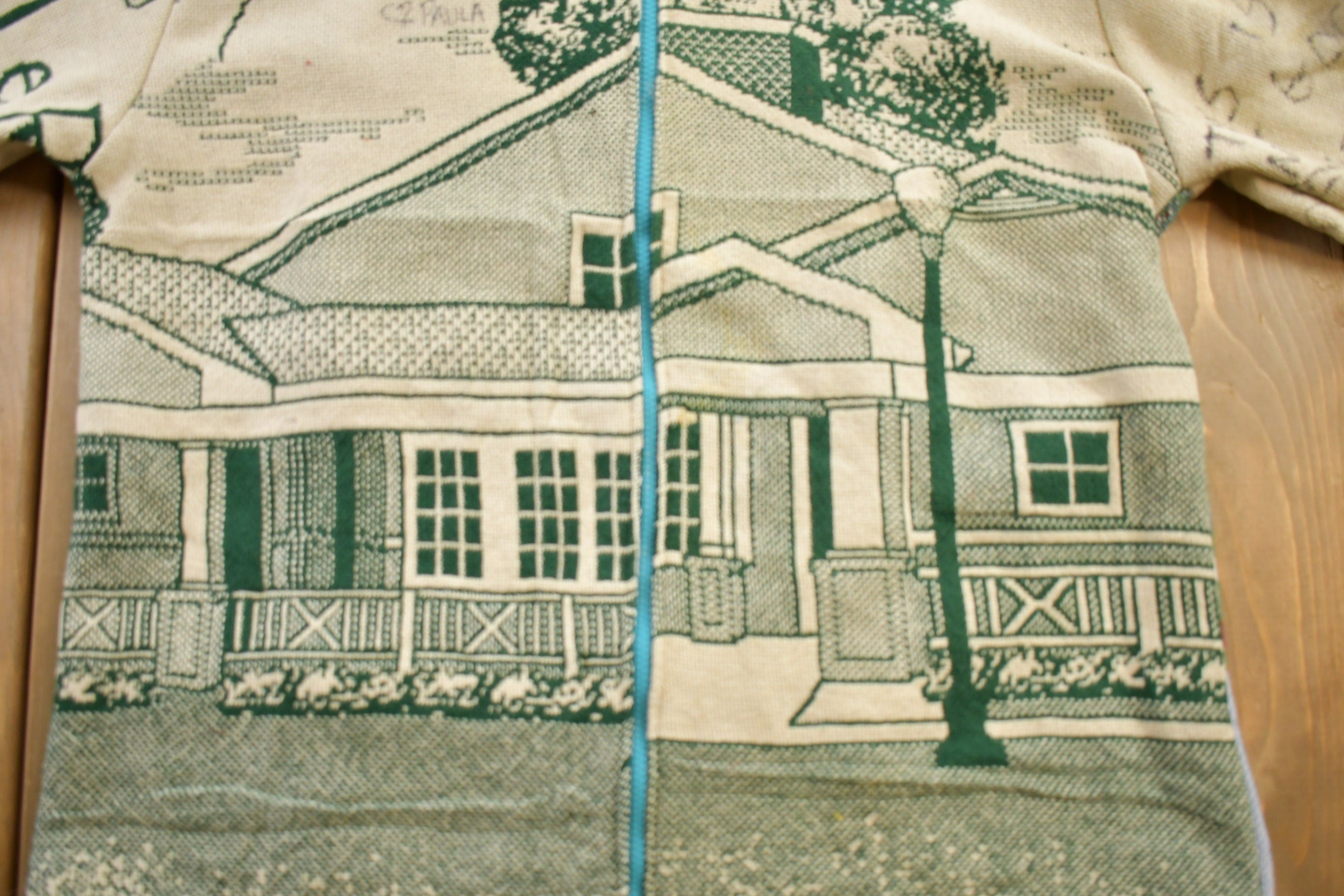 Vintage 1990s Outerbanks Themed Quilt Jacket