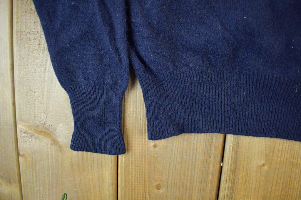 Vintage 1990s Polo By Ralph Lauren Lambswool Knit V Neck Sweater Youth XL