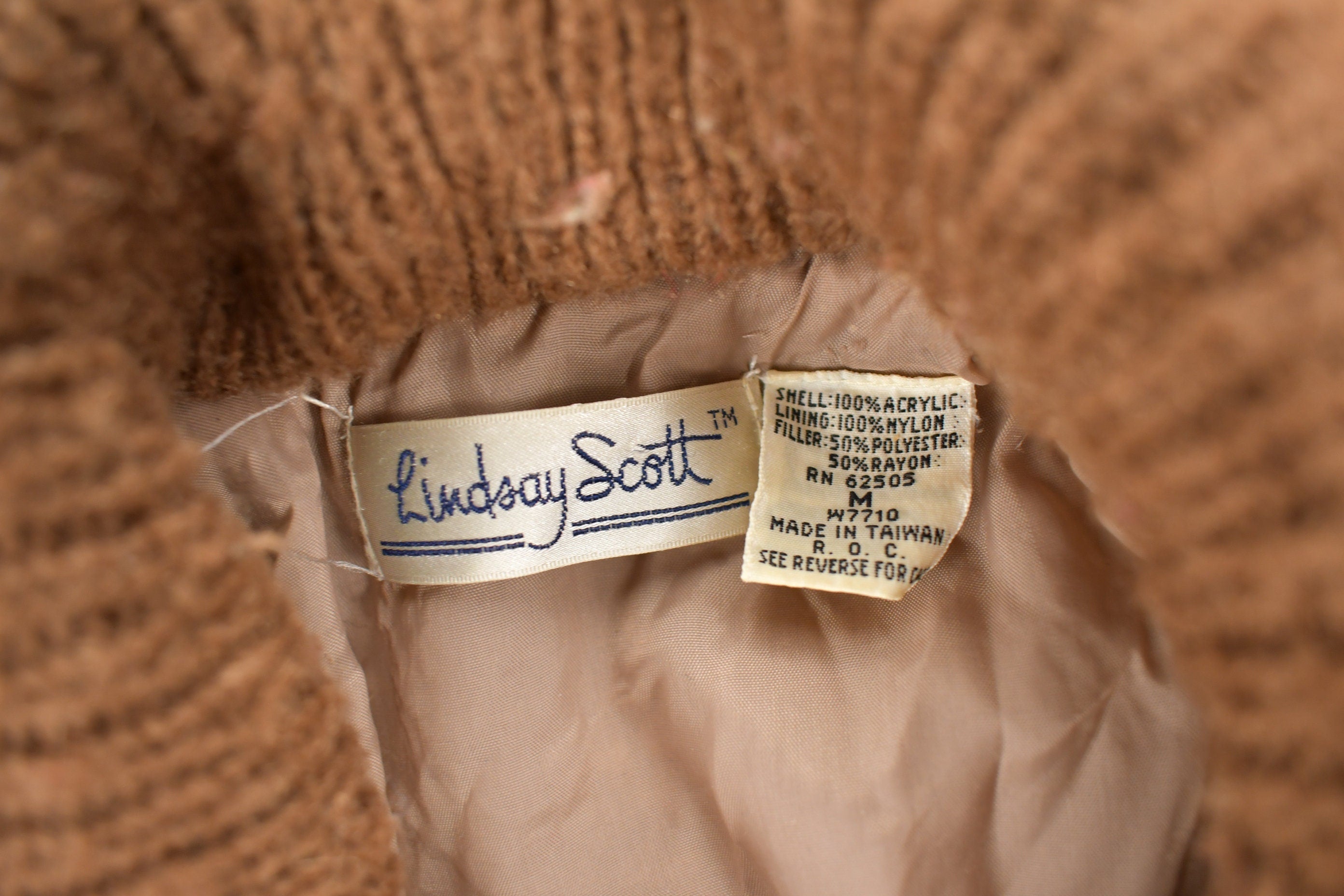 Vintage 1980s Lindsay Scott Knit Jacket