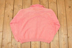 Vintage 1990s Lands End Knit Cardigan Sweater Womens L