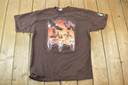 Vintage 1990s Buffalo Ranch Aztec Graphic T-Shirt