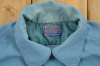 Vintage 1970s Pendleton Blue Button Up Shirt