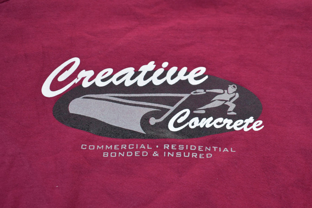 Vintage 1990s Creative Concrete Crewneck Sweatshirt Made In USA