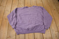 Vintage 1990s Hanes Herway Purple Blank Crewneck Sweatshirt Made In USA