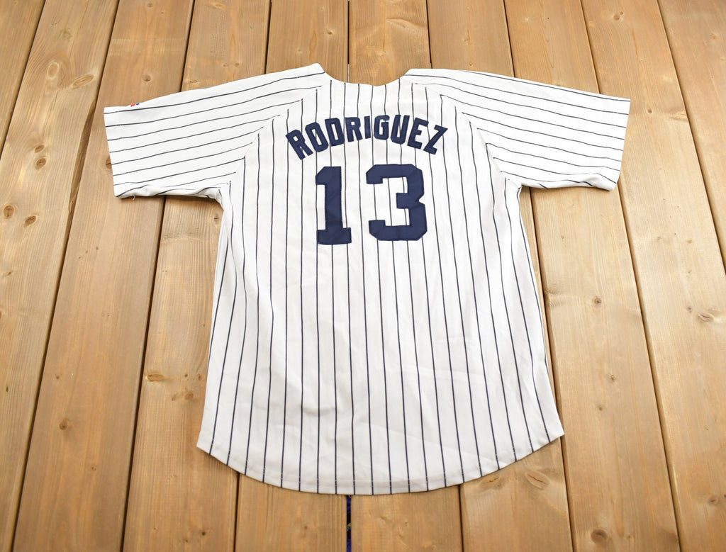 Vintage 2000s New York Yankees Alex Rodriguez Russell MLB Baseball Jersey