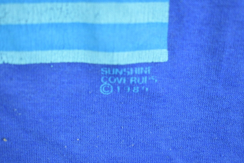 Vintage 1989 Blue Florida Souvenir T Shirt