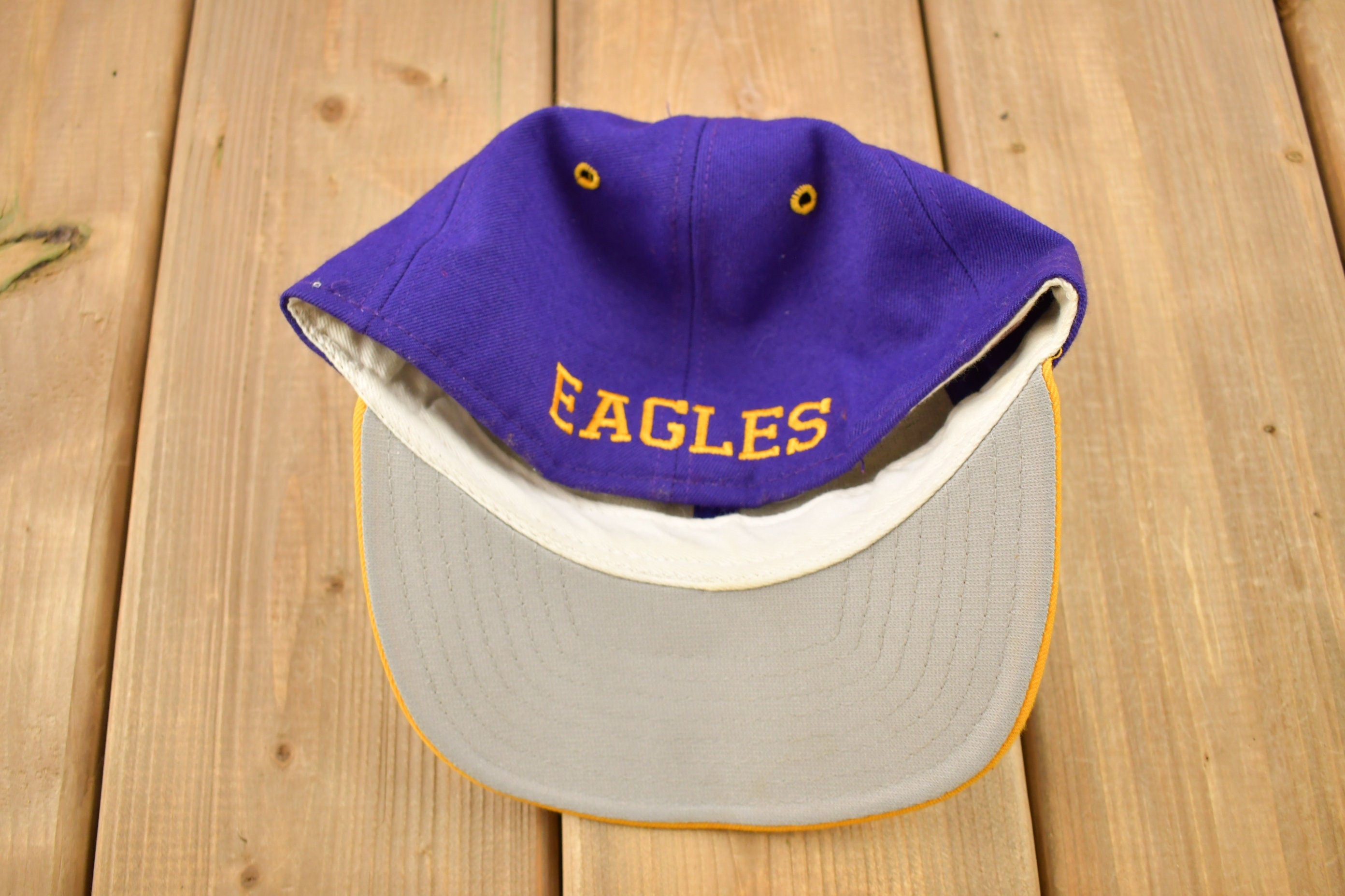Vintage 1990s A Eagles Delong Wool Fitted Hat Size 7