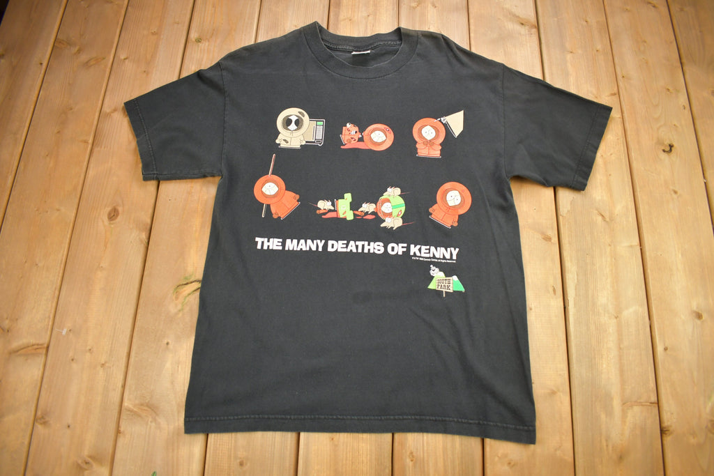 Vintage 1998 The Many Deaths Of Kenny South Park Graphic T-Shirt