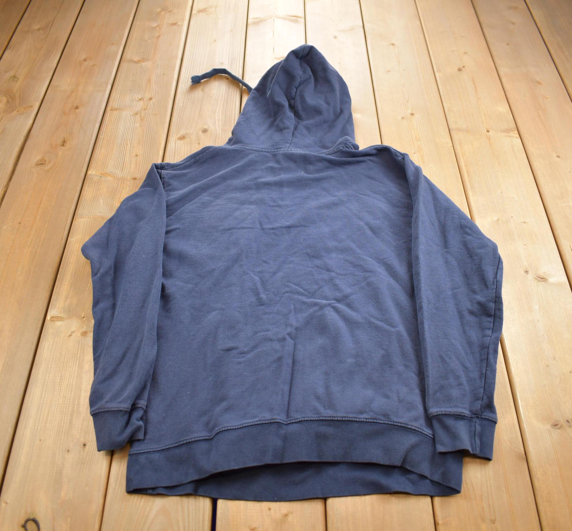 Vintage 1990s University Of Notre Dame Embroidered Hoodie Made In USA