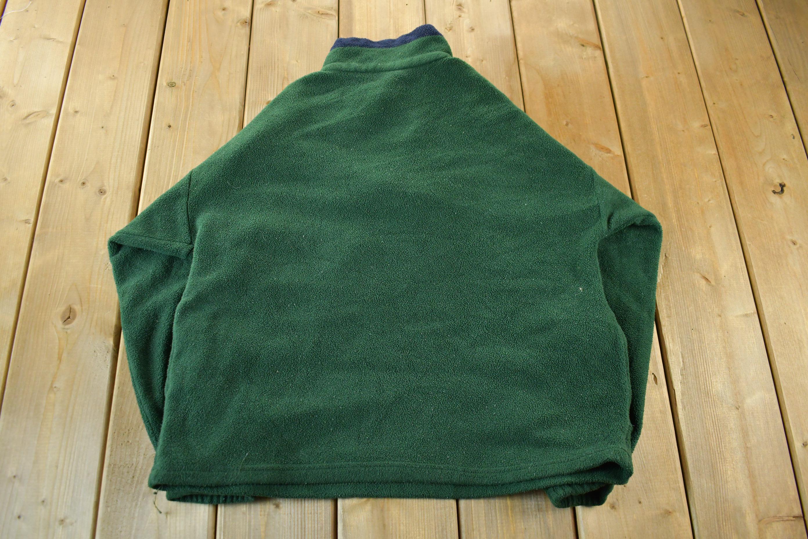 Vintage 1990s San Francisco Quarter Zip Fleece Sweatshirt