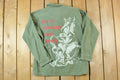 Vintage Military OG107 Jacket Strange Life Button Up Custom Army Jacket