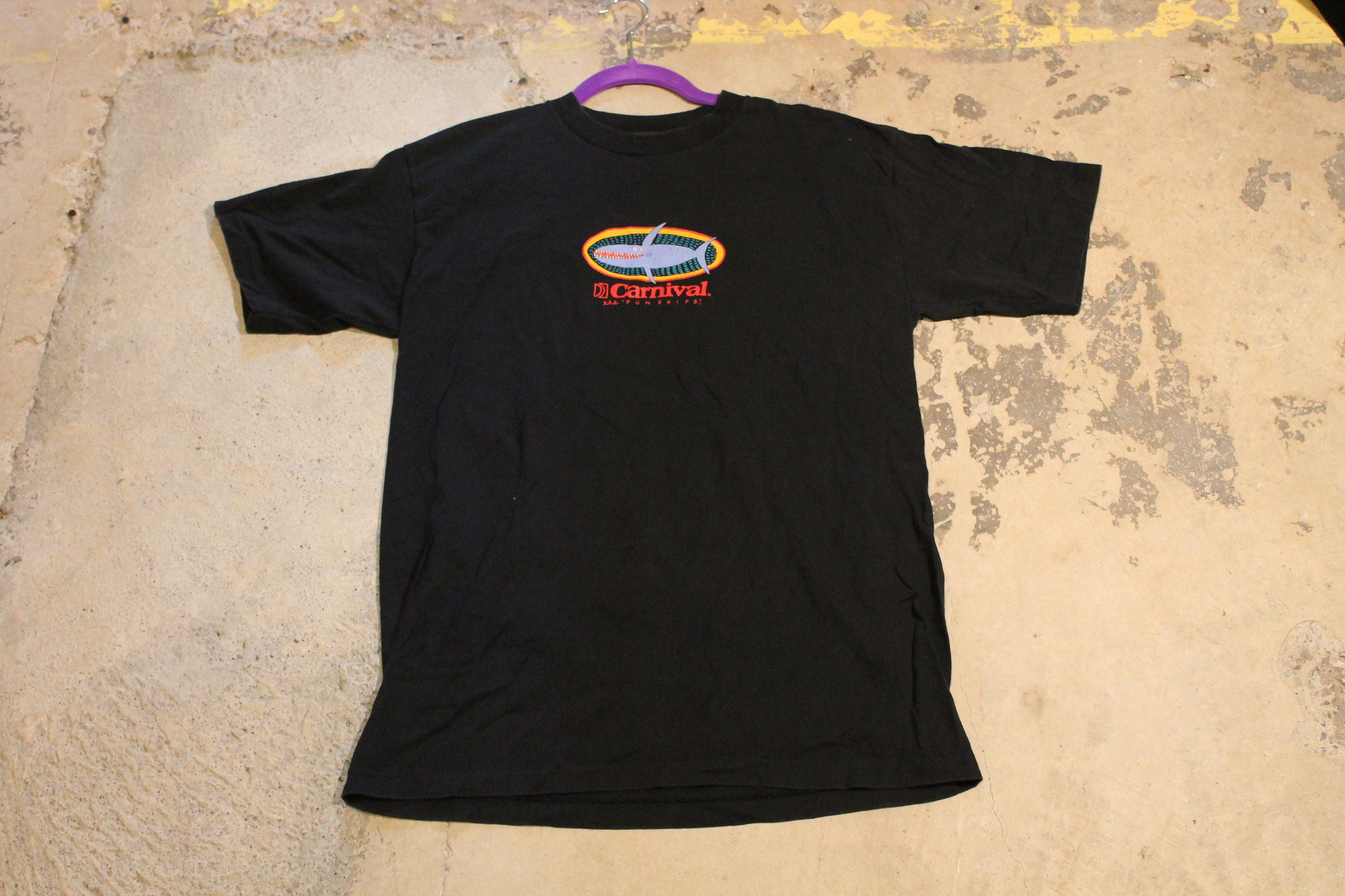 Vintage 1990s The Carnival Fun Ships Graphic T-Shirt
