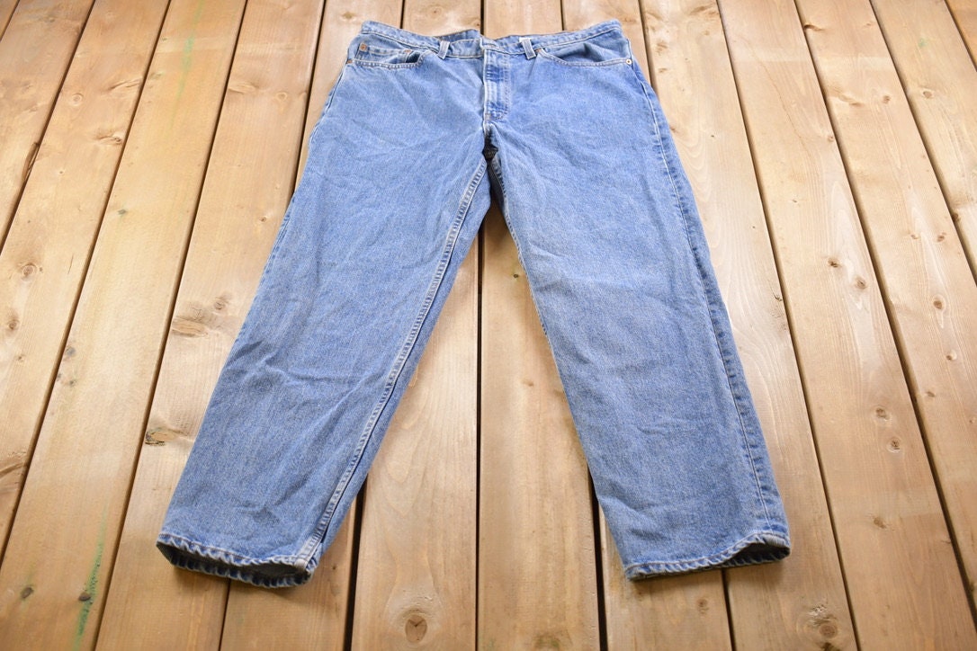 Vintage 1990s Levi 550 Red Tab Jeans Size 36 x 29