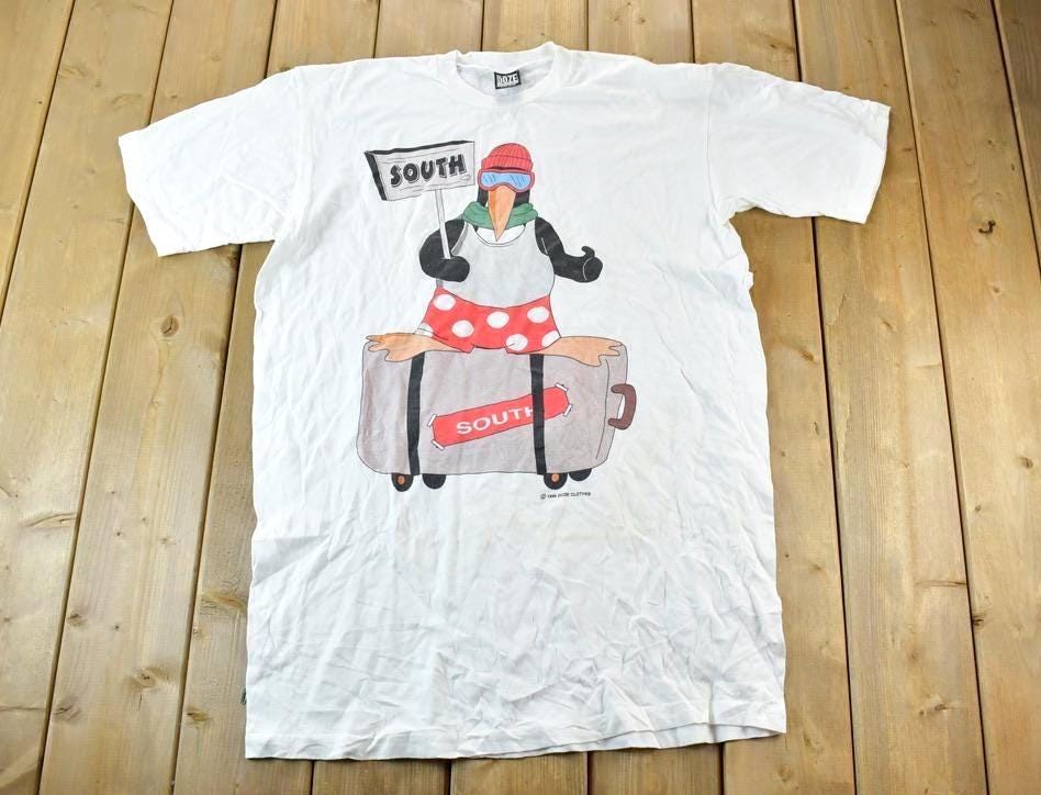 Vintage 1990s Hitchhiking Penguin Single Stitch T-Shirt