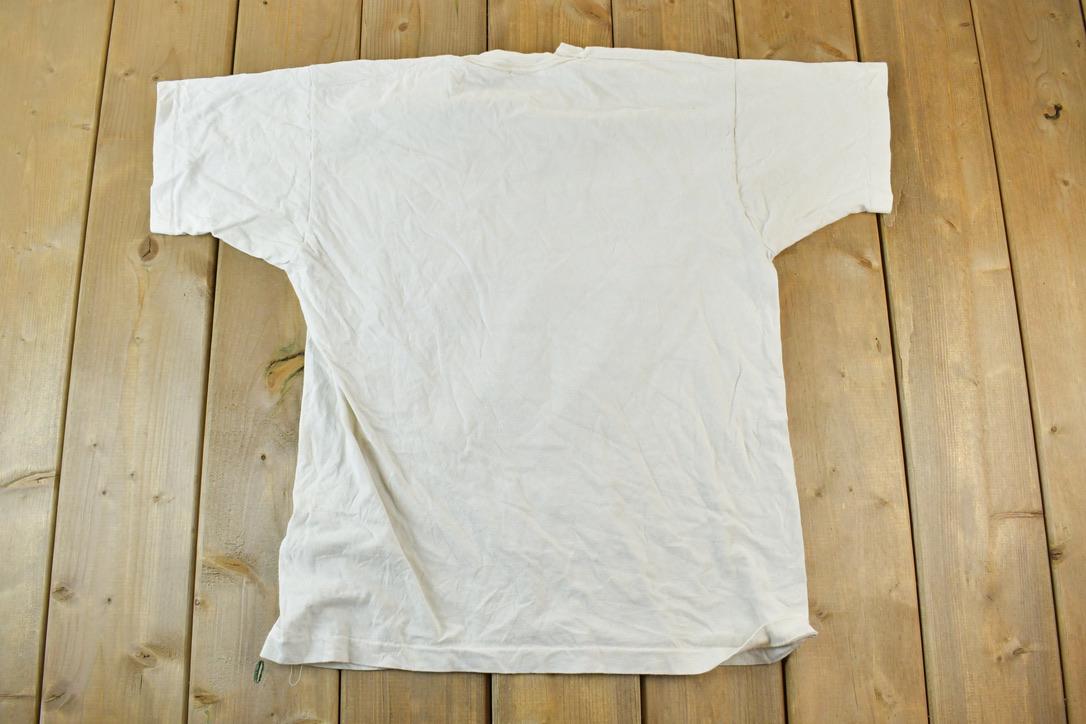 Vintage 1990s FOTL Single Stitch Blank White T-Shirt