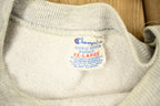 Vintage 1980s Michigan State University Champion Reverse Weave Warmup Crewneck