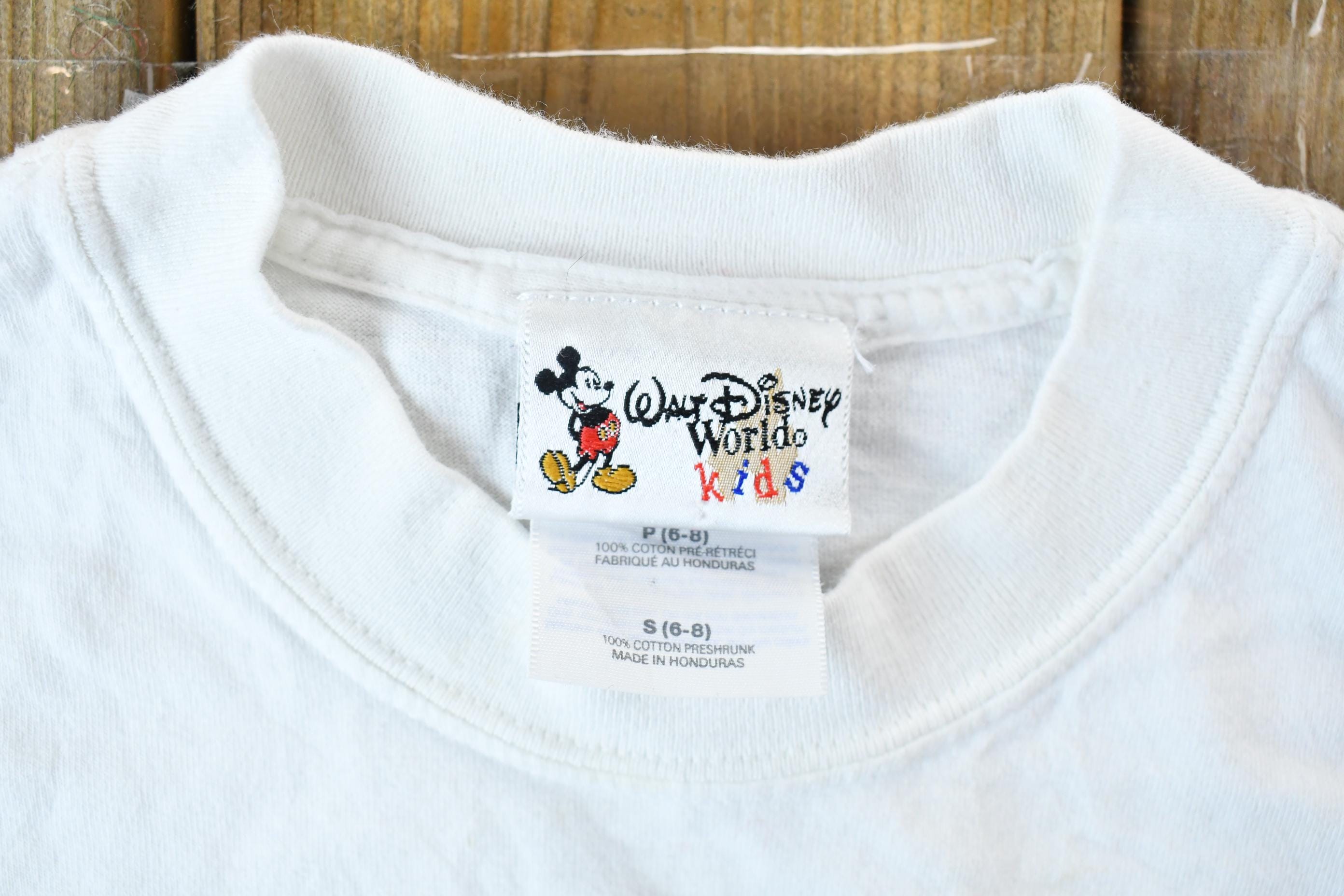 Vintage 1990s Walt Disney World Kids Magic Kingdom Single Stitch Graphic T-Shirt