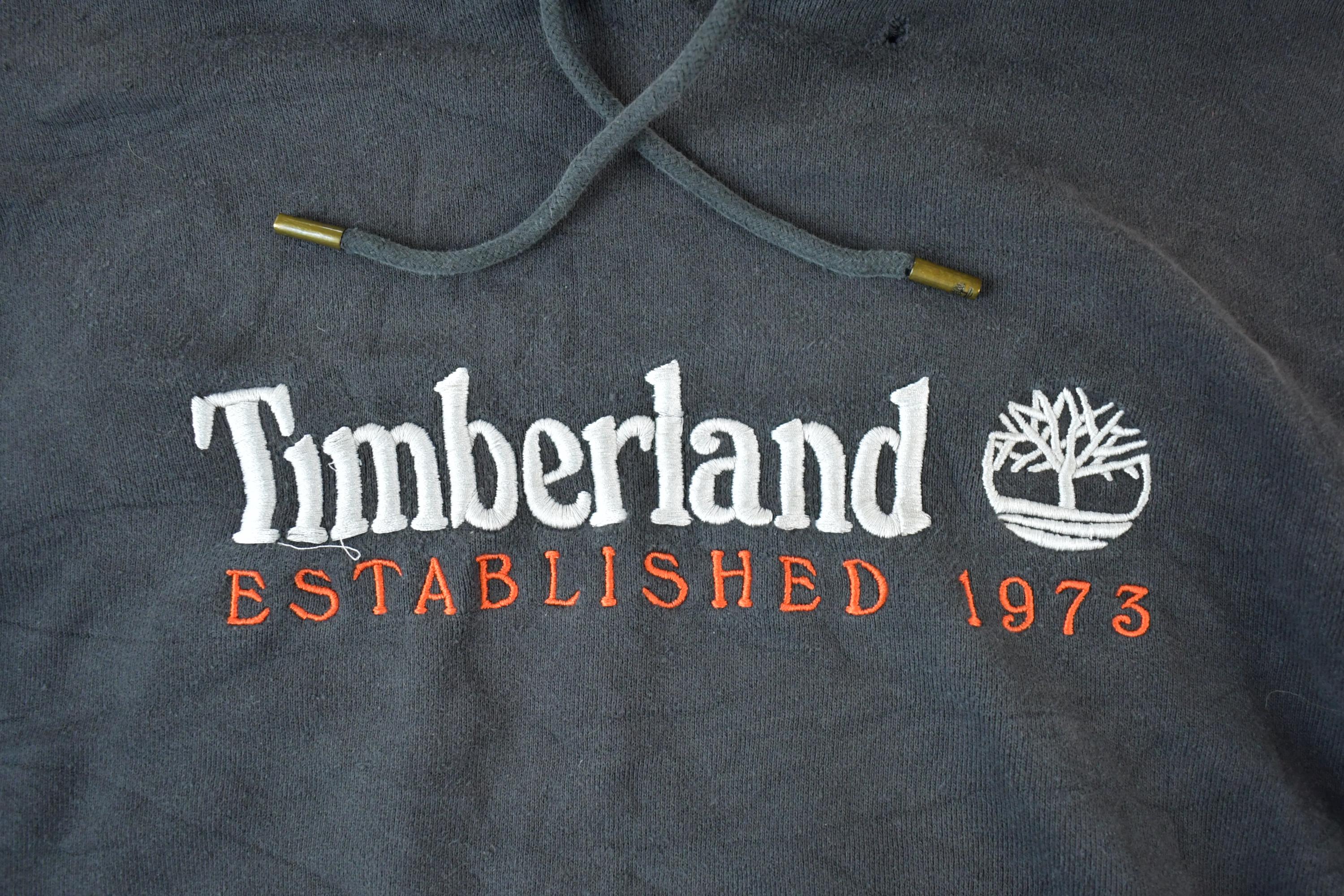 Vintage Y2K Timberland Workwear Embroidered Hoodie