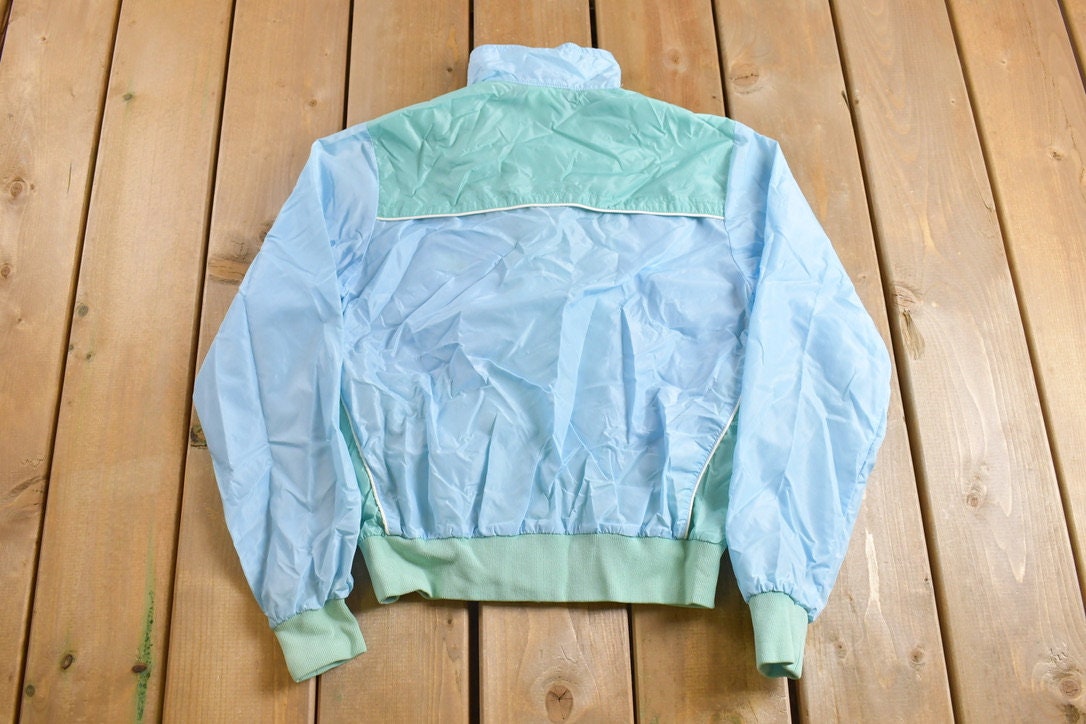Vintage 1980s Nike Color Block Windbreaker Jacket