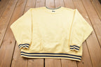 Vintage 1990s Cutter and Buck Ringer Crewneck Sweatshirt
