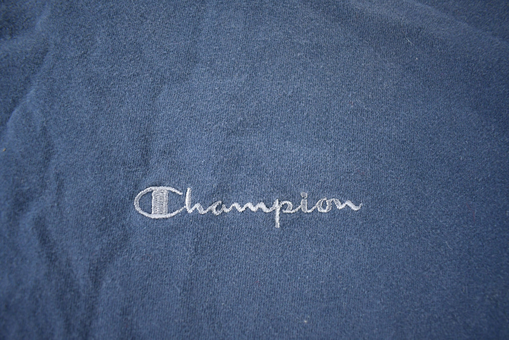 Vintage 1990s Champion Embroidered T Shirt Size L