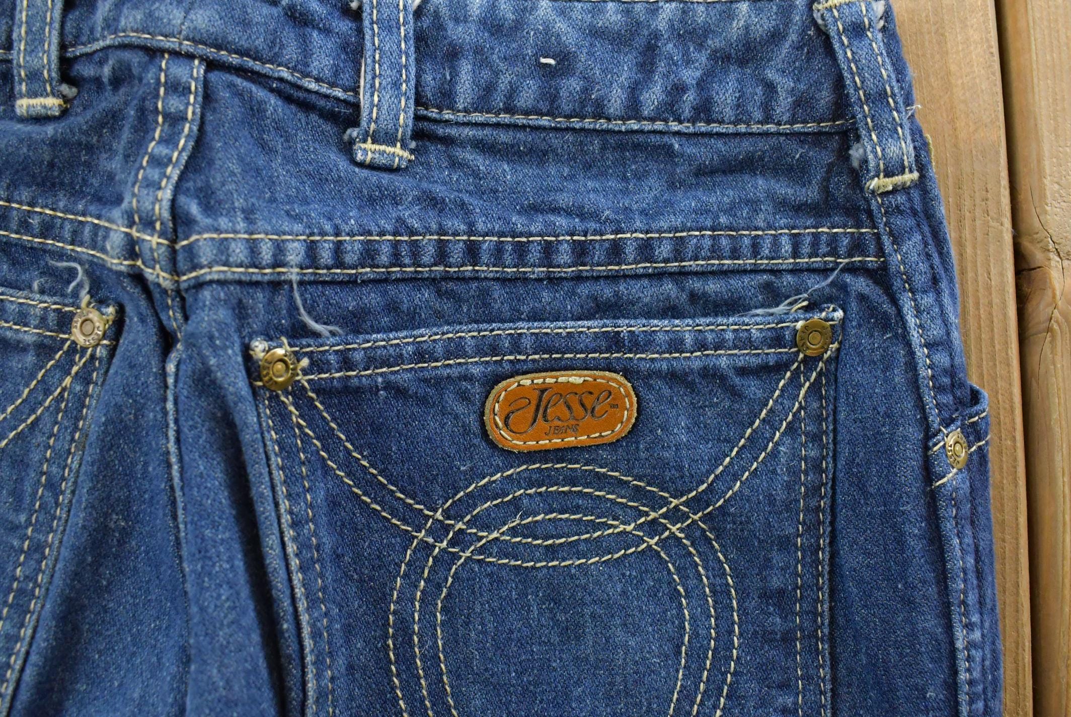 Vintage 1990s Jesse Jeans Western Denim Jeans Women's 26 x 35 / Vintage Denim / Vintage Western Denim / Retro Jeans / Cowboy