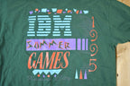 Vintage 1995 IBM Summer Games Souvenir Single Stitch Graphic Print T-Shirt