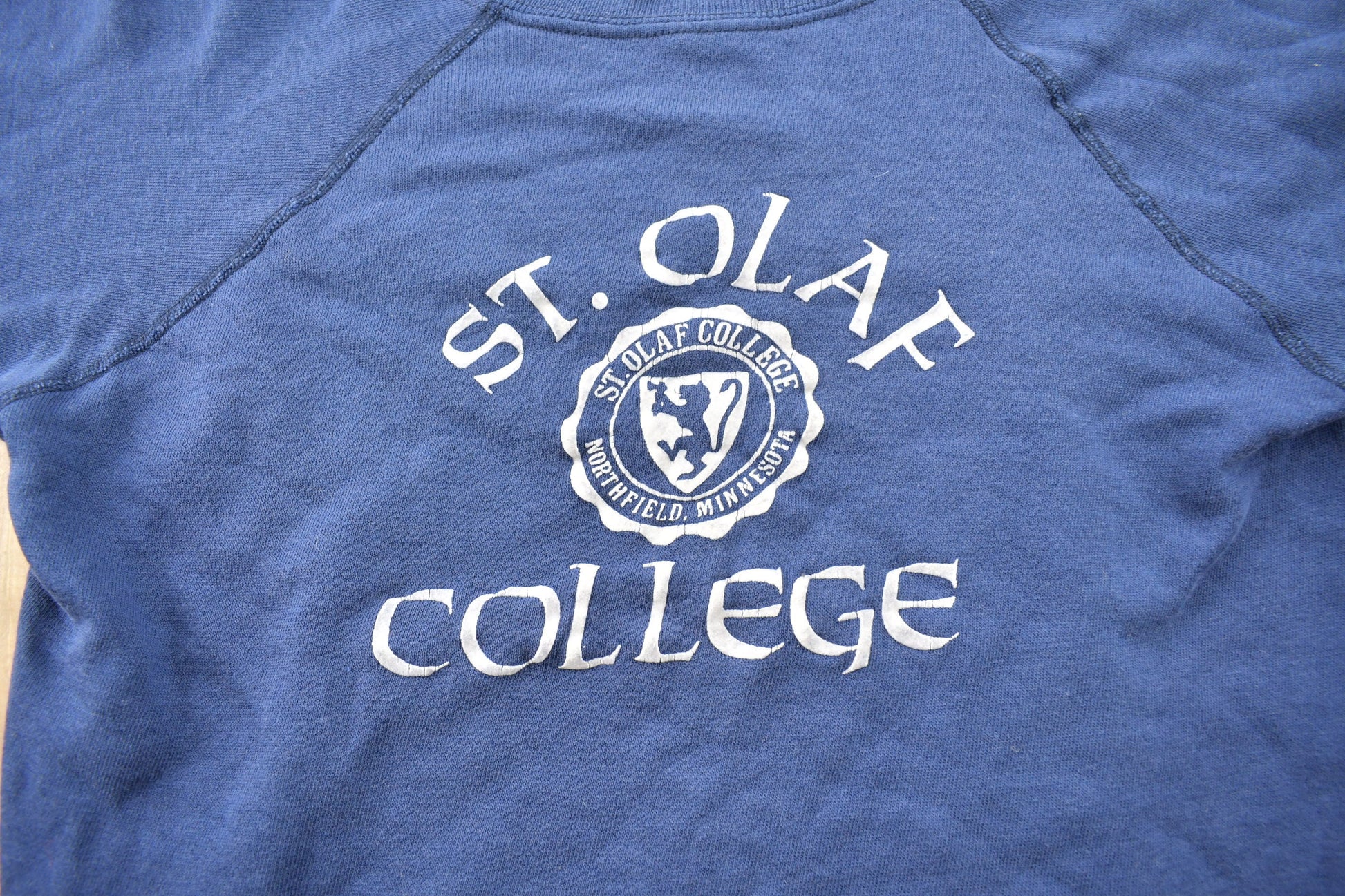 Vintage 1970s St. Olaf College Collegiate Champion Crewneck