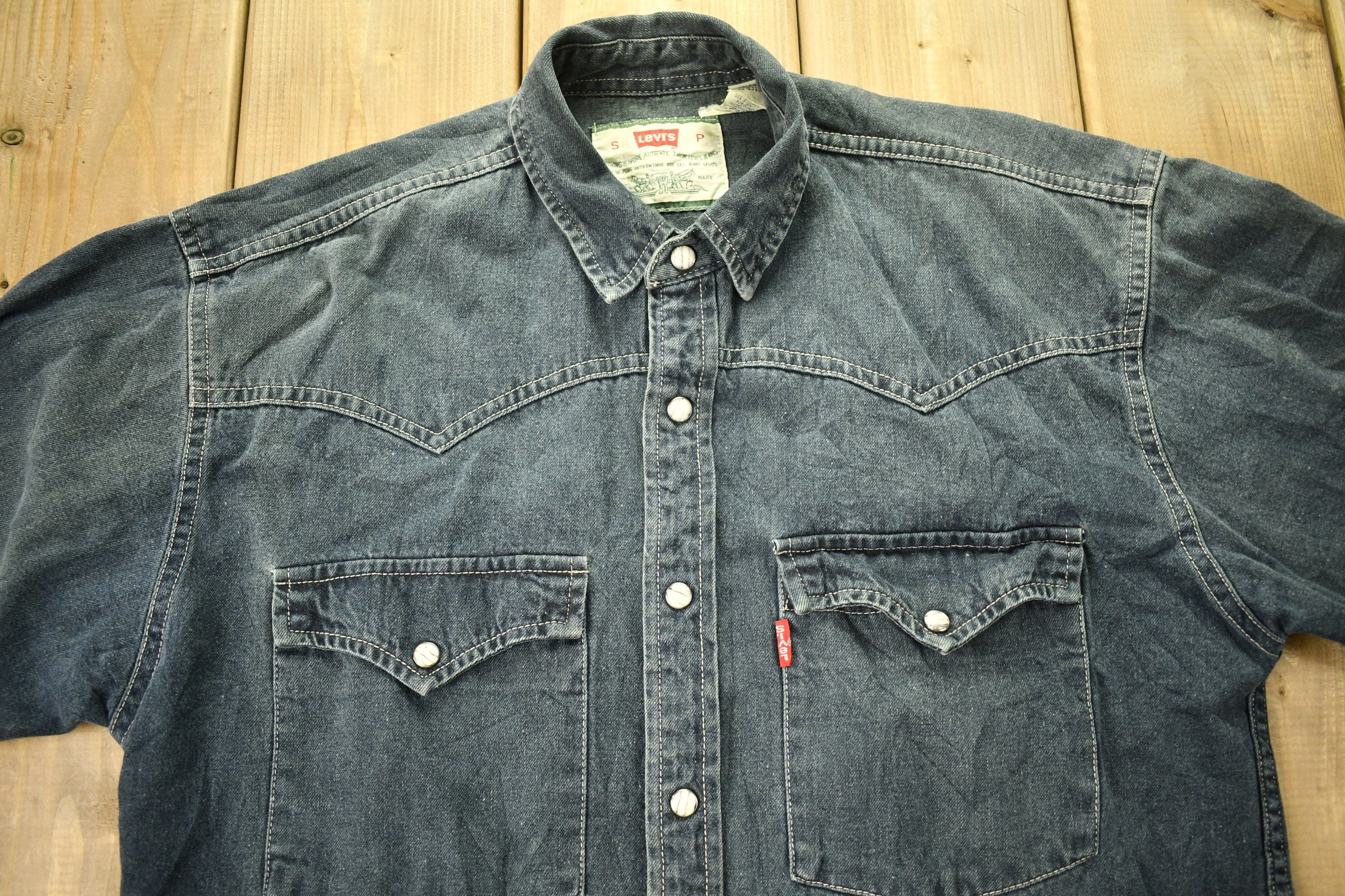 Vintage 1990s Levi's Snap Button Up Shirt