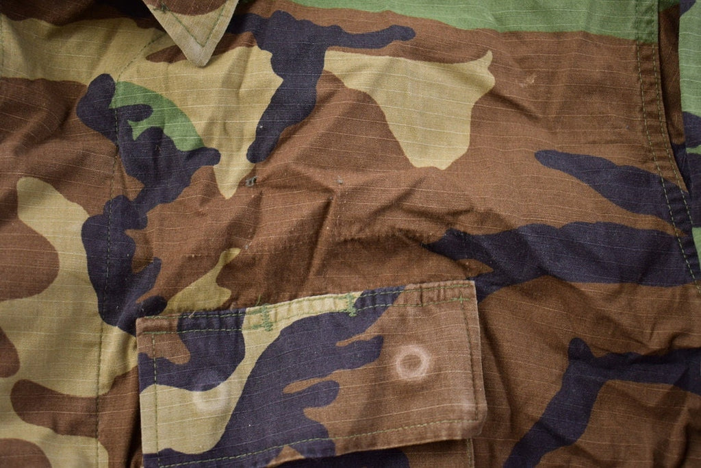 Vintage Military Button Up Shirt