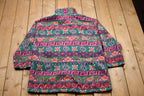 Vintage 1990s Climate Zone Fleece Zip Up Sweater