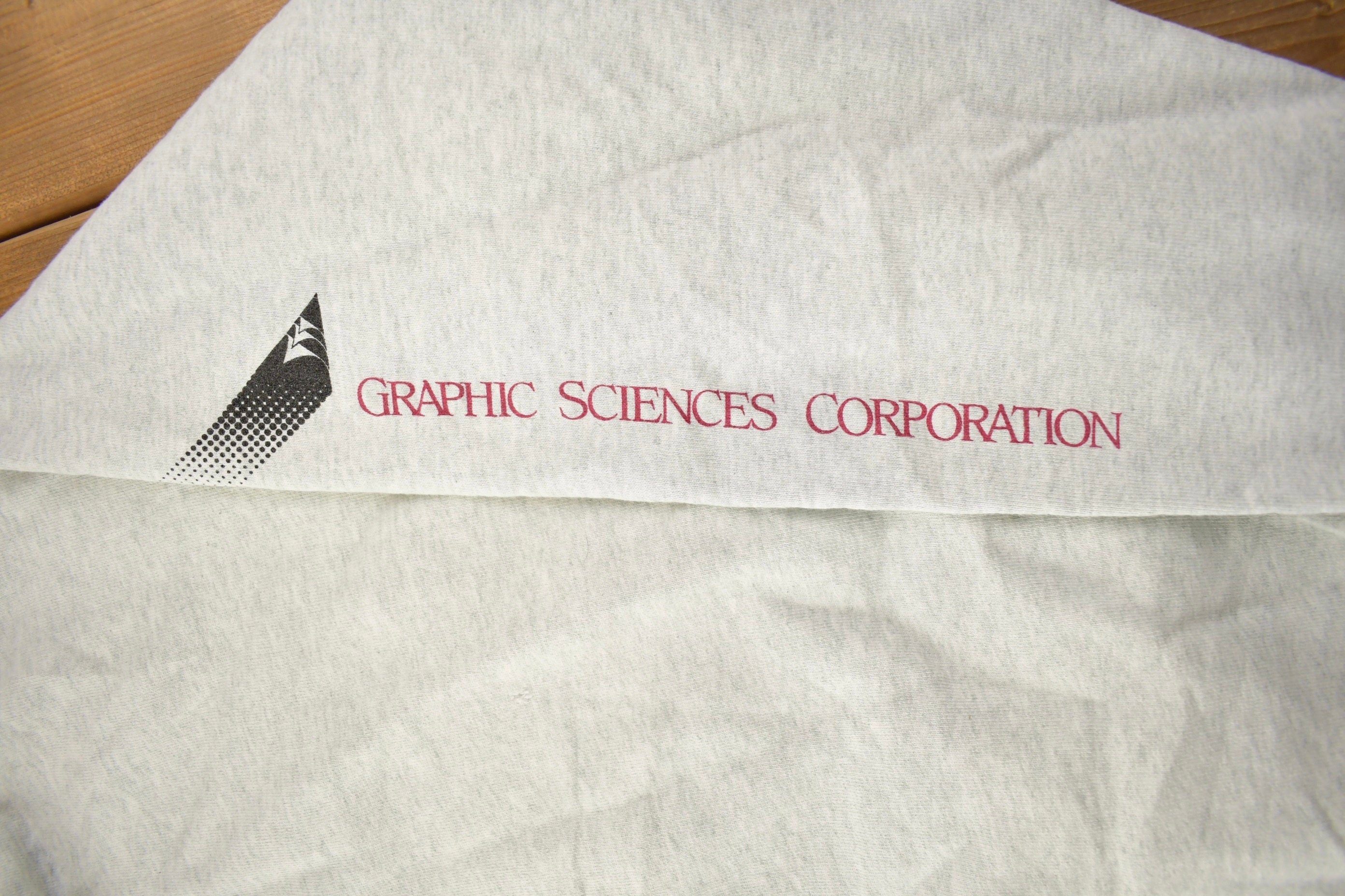 Vintage 1990s American Graphic Service Crewneck Sweatshirt