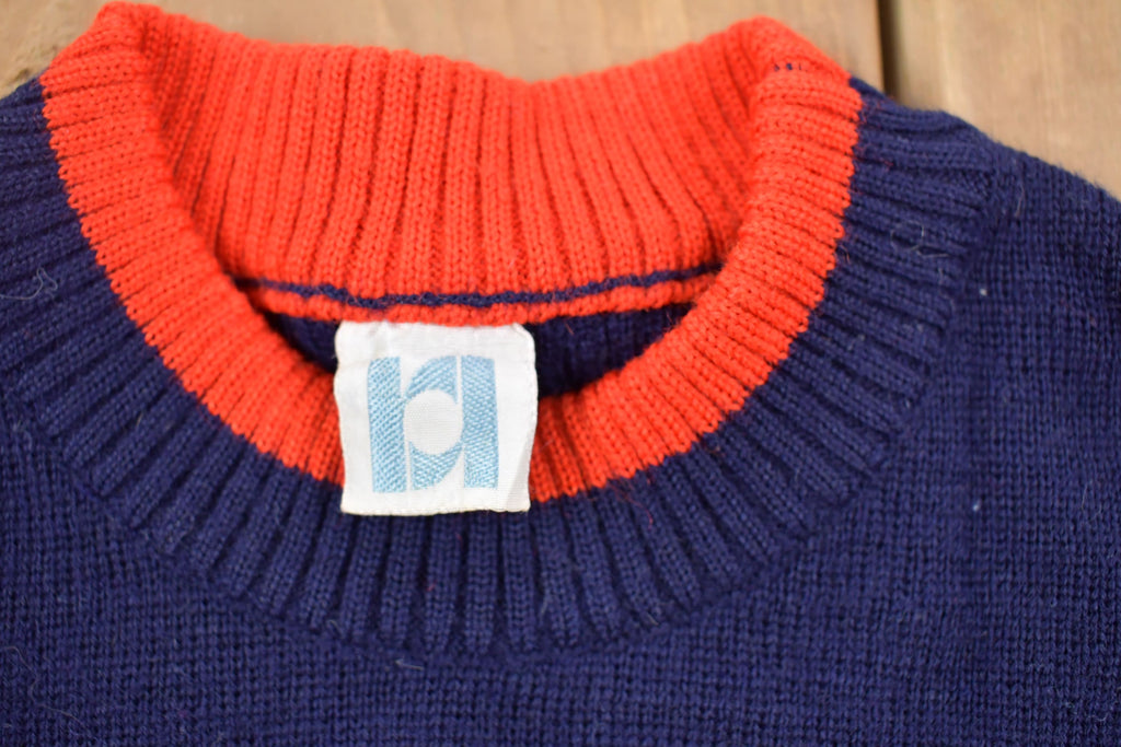 Vintage 1960s Youth Sized Knitted Sweater