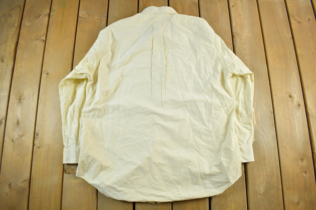 Vintage 1990s Polo Ralph Lauren Yarmouth Long Sleeve Button Down Shirt Men's XL