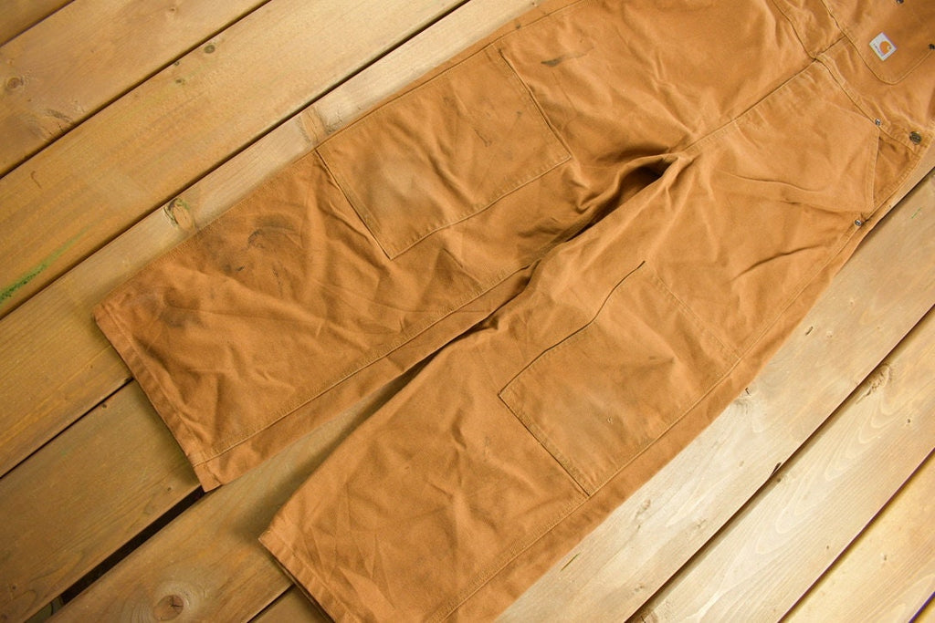 Vintage 1990s Carhartt Double Knee Canvas Overalls
