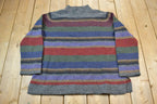 Vintage 1990s Lauren Ralph Lauren Striped Knit Women's Sweater