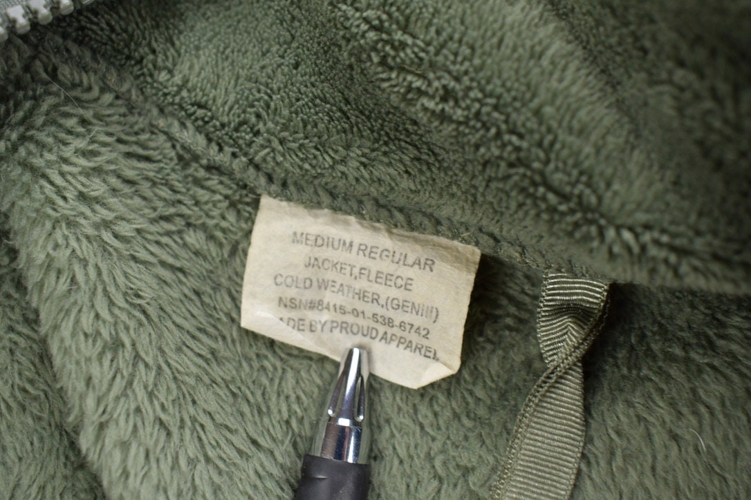 Vintage 1990s Cold Weather Fleece Zip Up Sweater