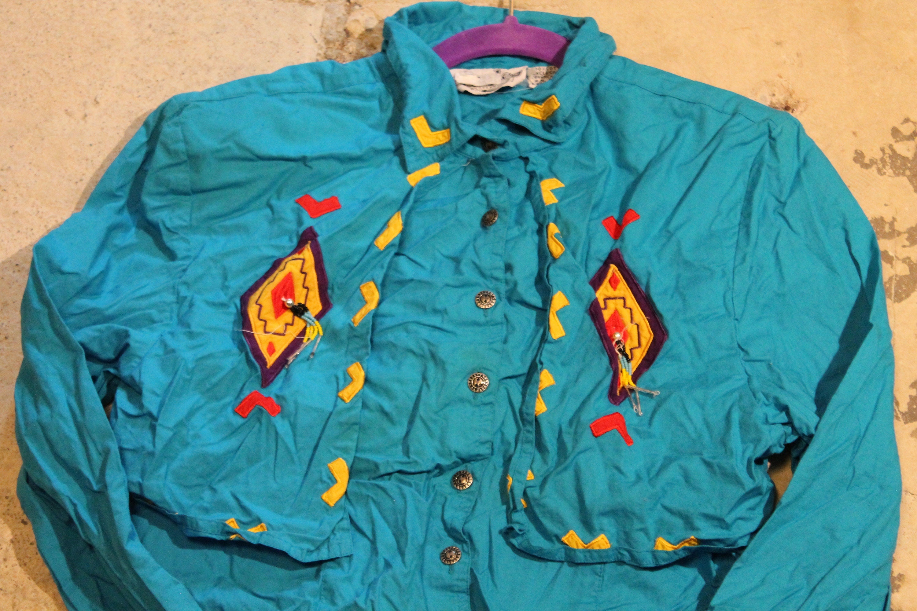 Vintage 1990s Rodeo Western Wear Shacket