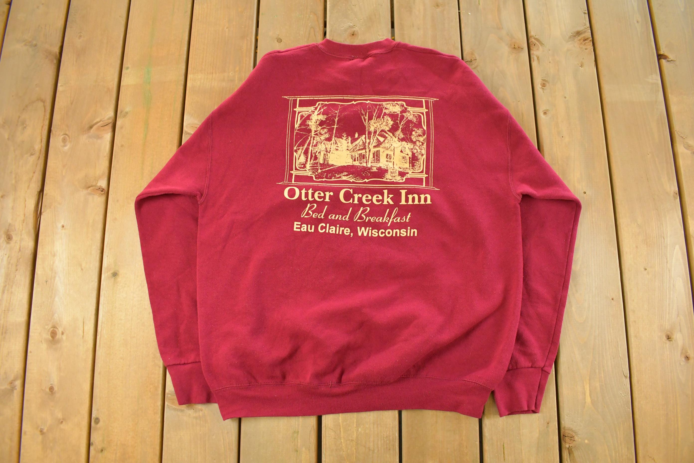 Vintage 1990s Otter Creek Inn Hotel Crewneck Sweatshirt Men's XL