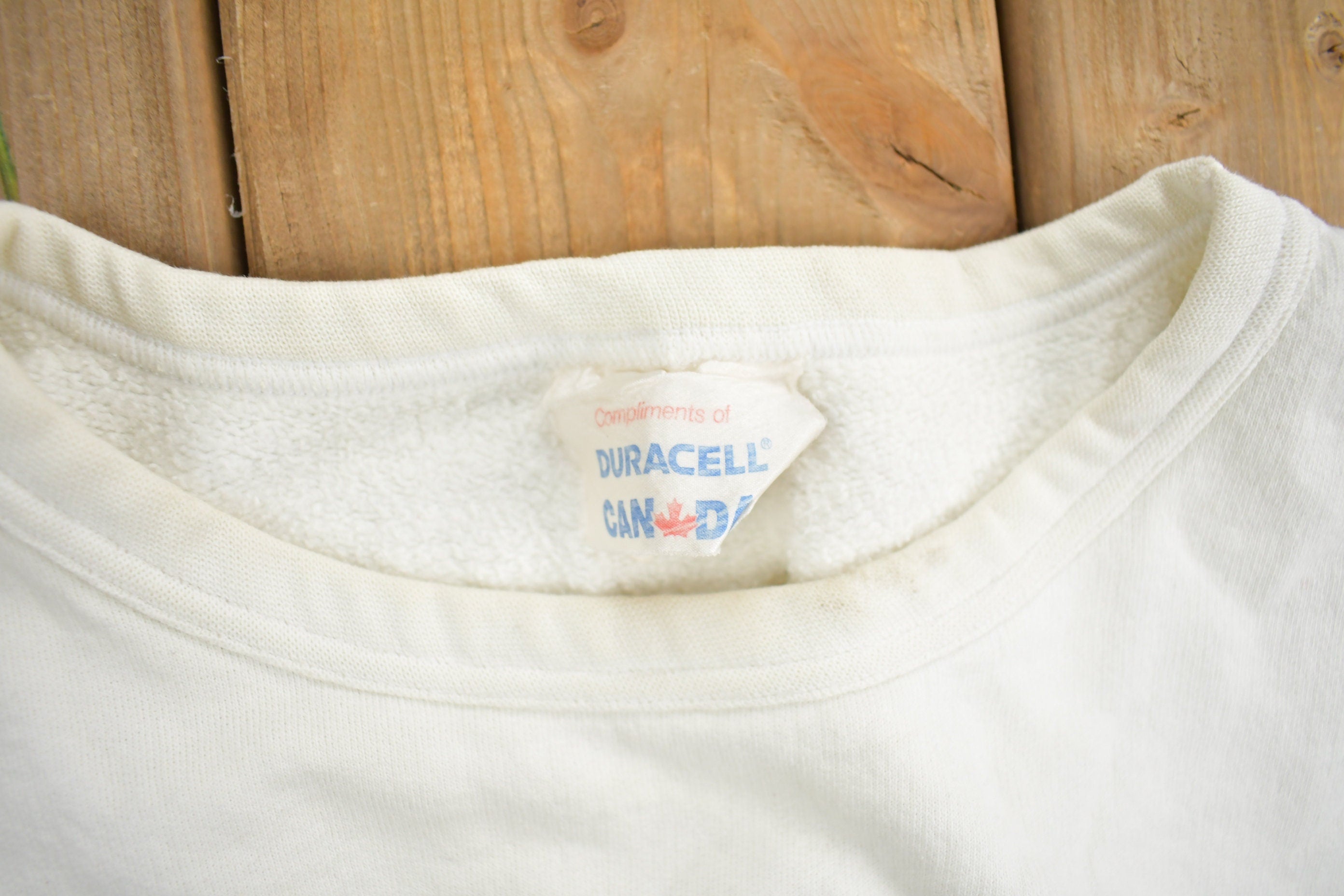 Vintage 1990s Duracell Batteries Promo Crewneck Sweatshirt  90s Crewneck  Made In Canada  Streetwear  I Will Survive