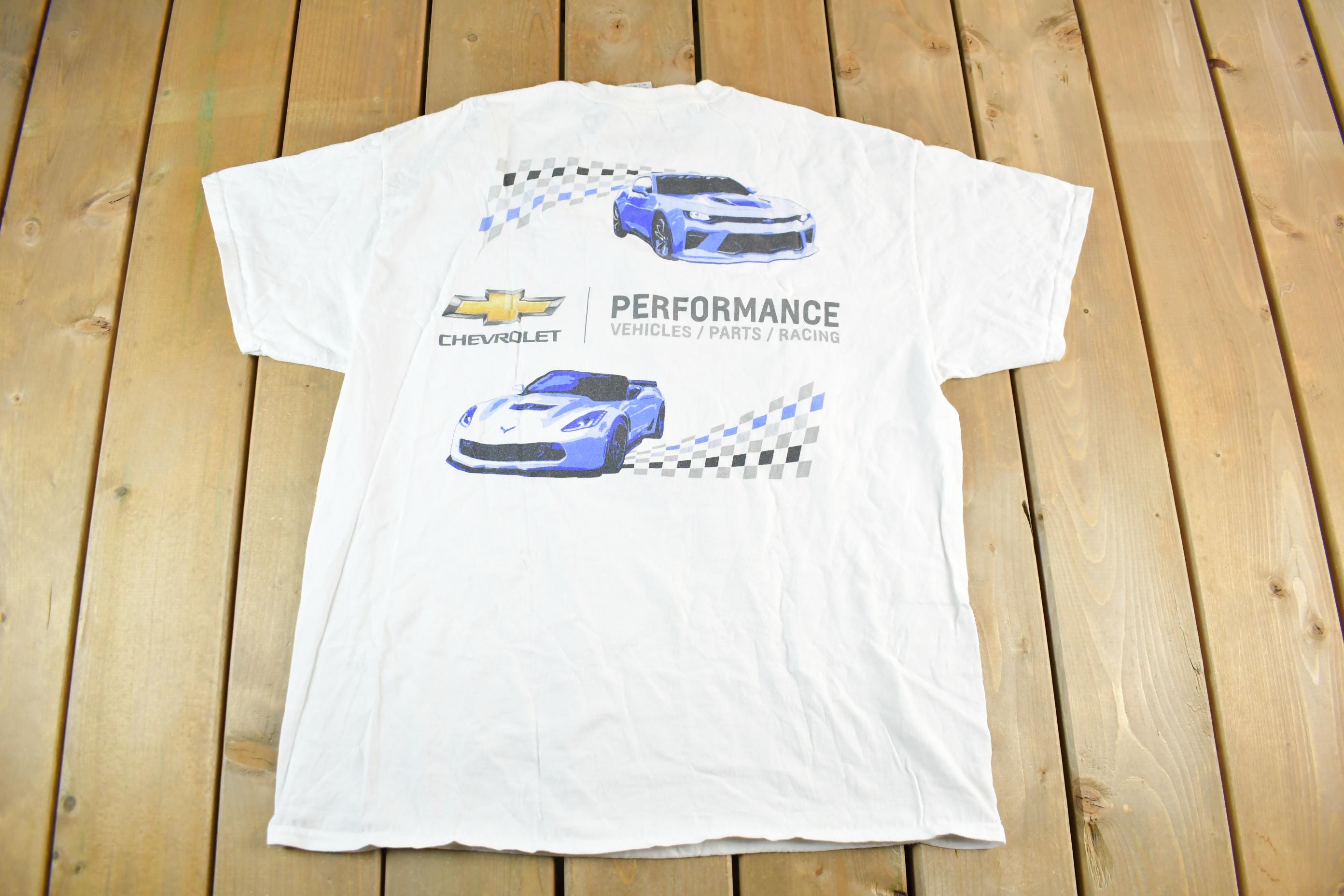 Vintage 2000s Chevrolet Racing T-Shirt Men's XL