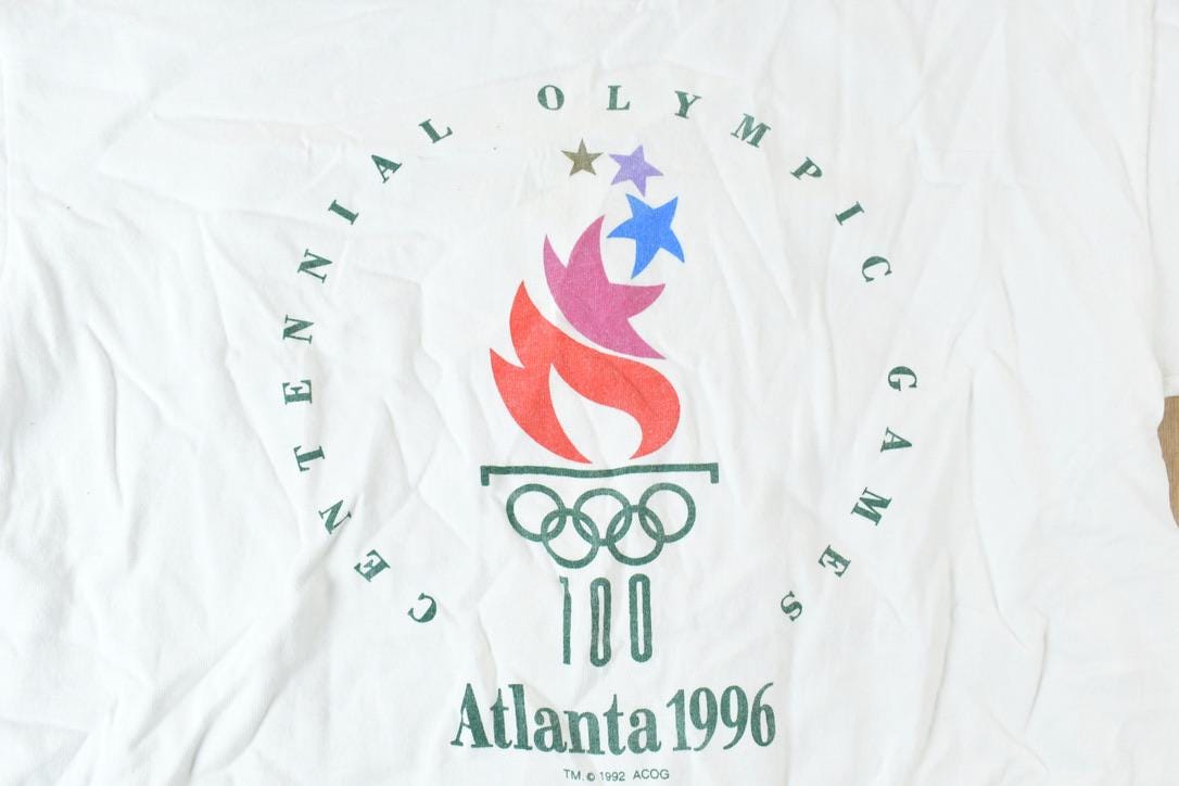 Vintage 1996 Atlanta Centennial Olympic Games Souvenir T-Shirt Men's L