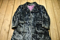 Vintage 1950s Crushed Velvet Union Made Trench Coat