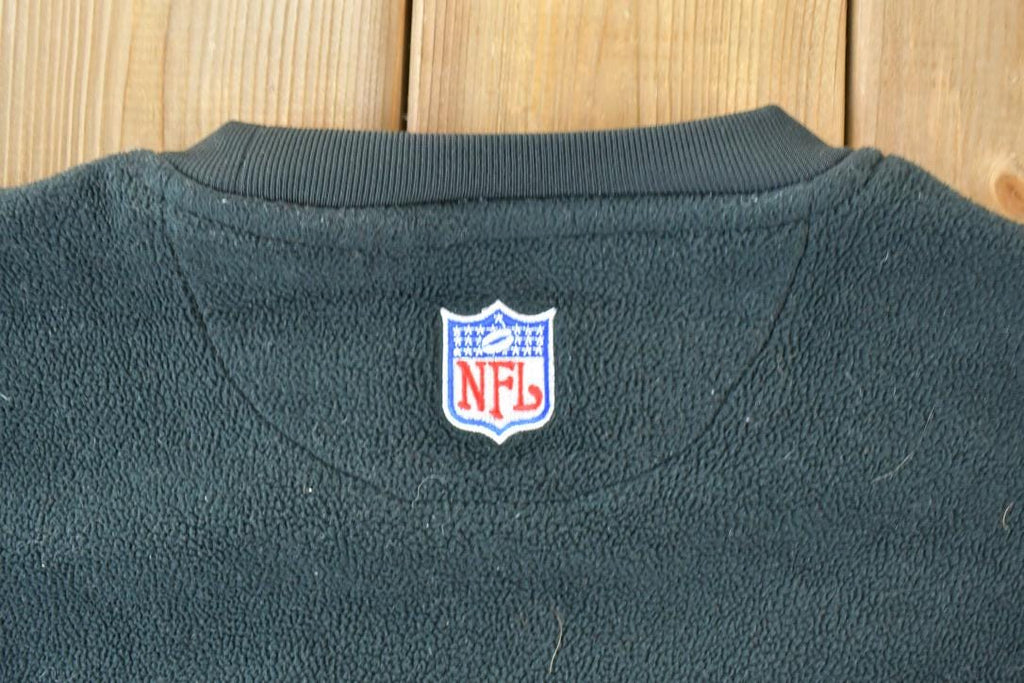 Vintage 1990s Minnesota Vikings Fleece NFL Sweater / Outdoorsman / 90s Sweater / Streetwear / Hiking / Fleece Zip up